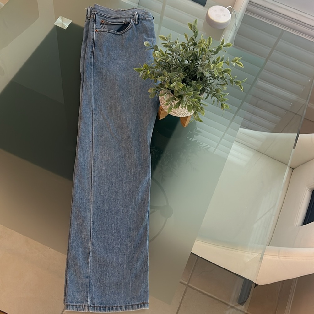 Levi's Strauss VTG 505 Regular Fit 36x32 bootcut VTG Cotton Men's Jeans GUC - Picture 9 of 13